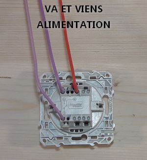 Raccordement va et viens